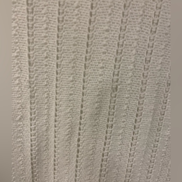 Beautiful soft white boho Afghan - Picture 3 of 6